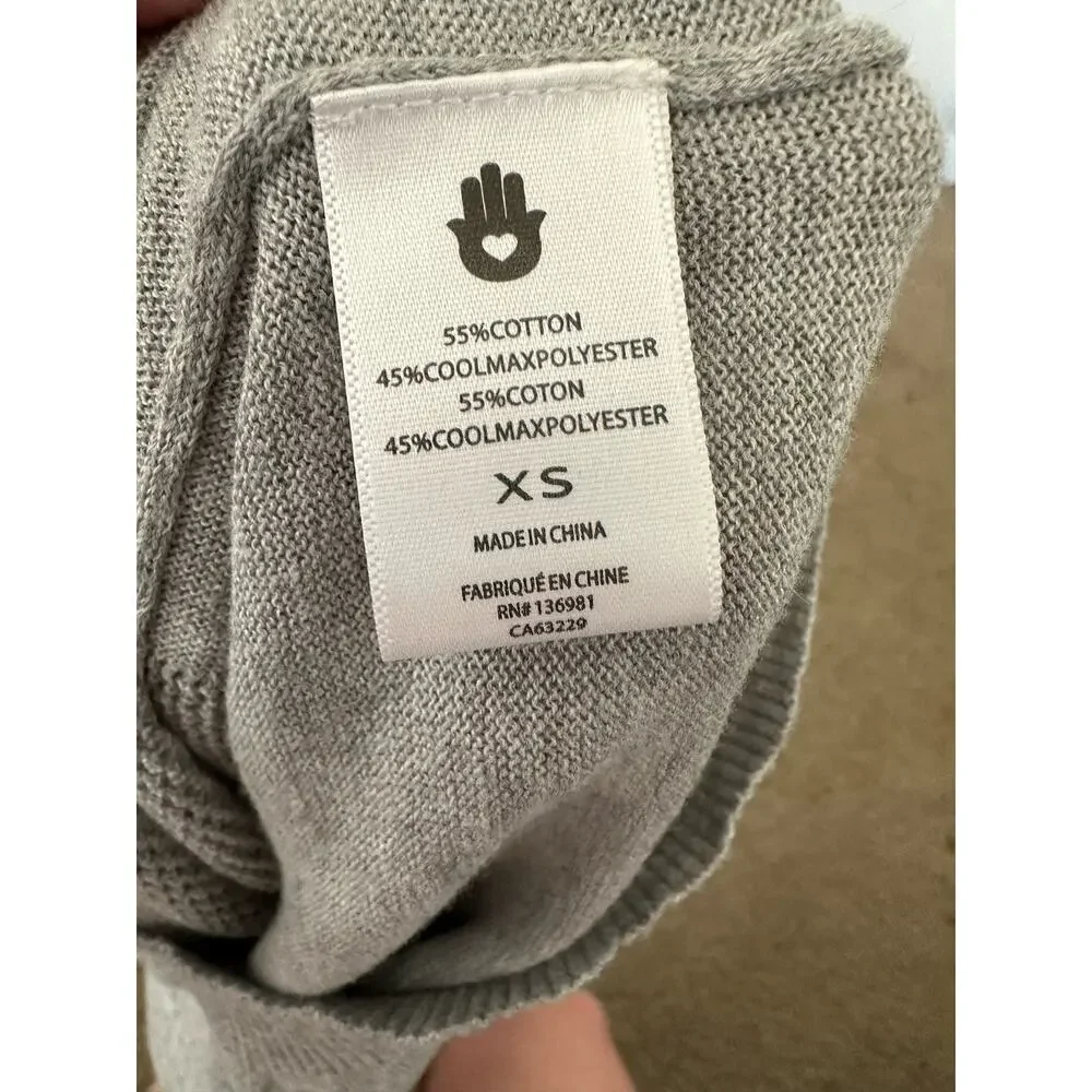 Spiritual Gangster On The Go Sweater Heather Gray Size XS